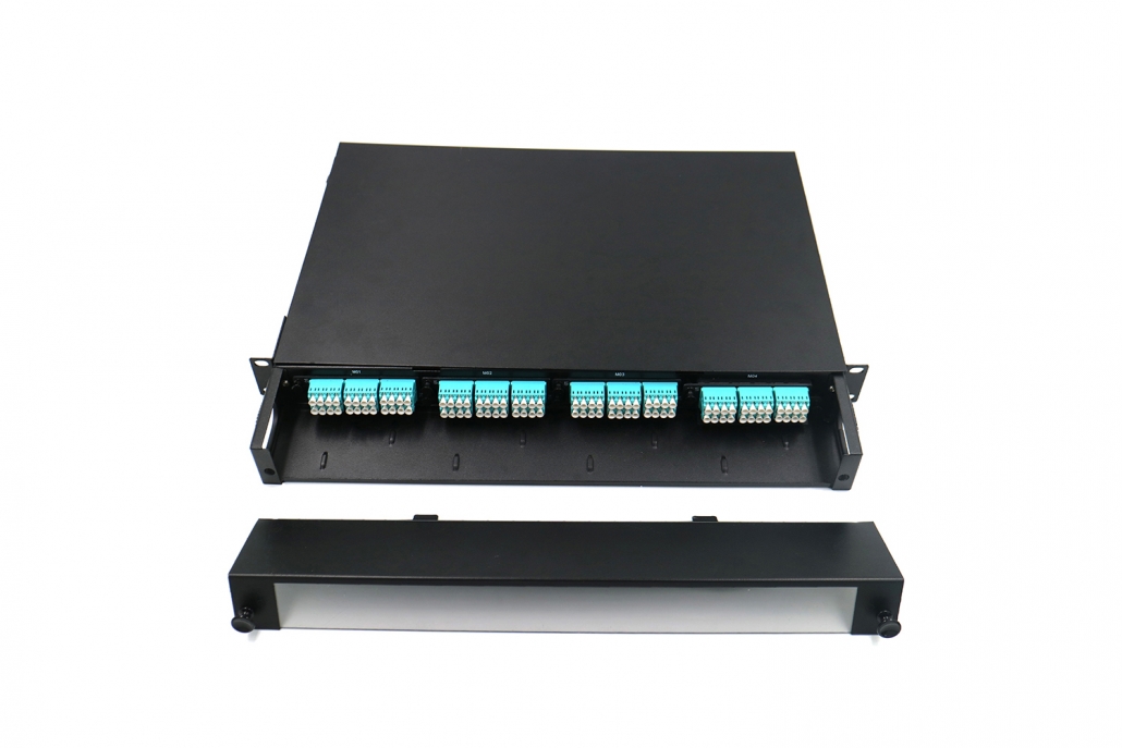 1U 96 cores MPO MTP Cassettes Patch Panel - Spring Optical