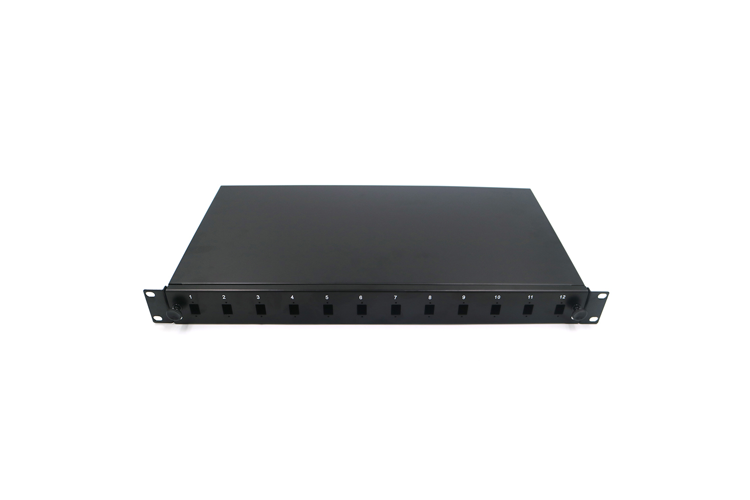 Fiber Optic 12Port Sliding Patch Panel Without Rail - Spring Optical