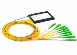 ftth 8 way fiber optical plc splitters