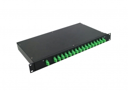 plc splitters rack mount sc apc 16 way ftth