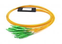 ftth 16 way sc apc fiber optical plc splitters mini abs type